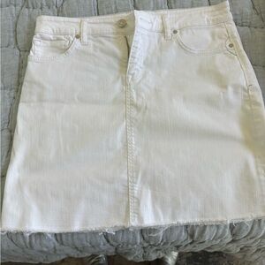 Tommy Bahama white Jean skirt